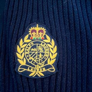 Navy blue Ralph Lauren  med  cotton knit